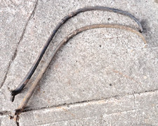 1930 Model A Ford Front Fender Brackets Original Cast Iron Pair Braces 1931