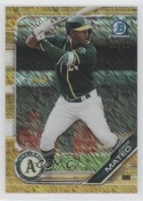 2019 Bowman Chrome Prospects Gold Shimmer Refractor 27/50 Jorge Mateo 0f4i