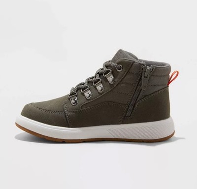 Cat & Jack  Damien Kids' Trainers, Charcoal, Size 5