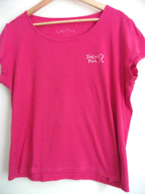 Tickled Pink Damen T-Shirt Gr. 18 angeschnittene Ärmel George Baumwolle