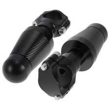 Cadre moto 2,8-3,3cm, protection roue 6,1-17,1cm, 2 vis noires, lot de 2