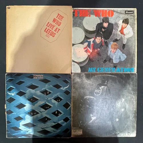The Who 5 x Vinyl Record LP Job Lot Live At Leeds Tommy My Gen Quadrophenia
