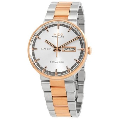 Mido M0144302203180 Commander II Silver Dial 40 mm Men's Watch New