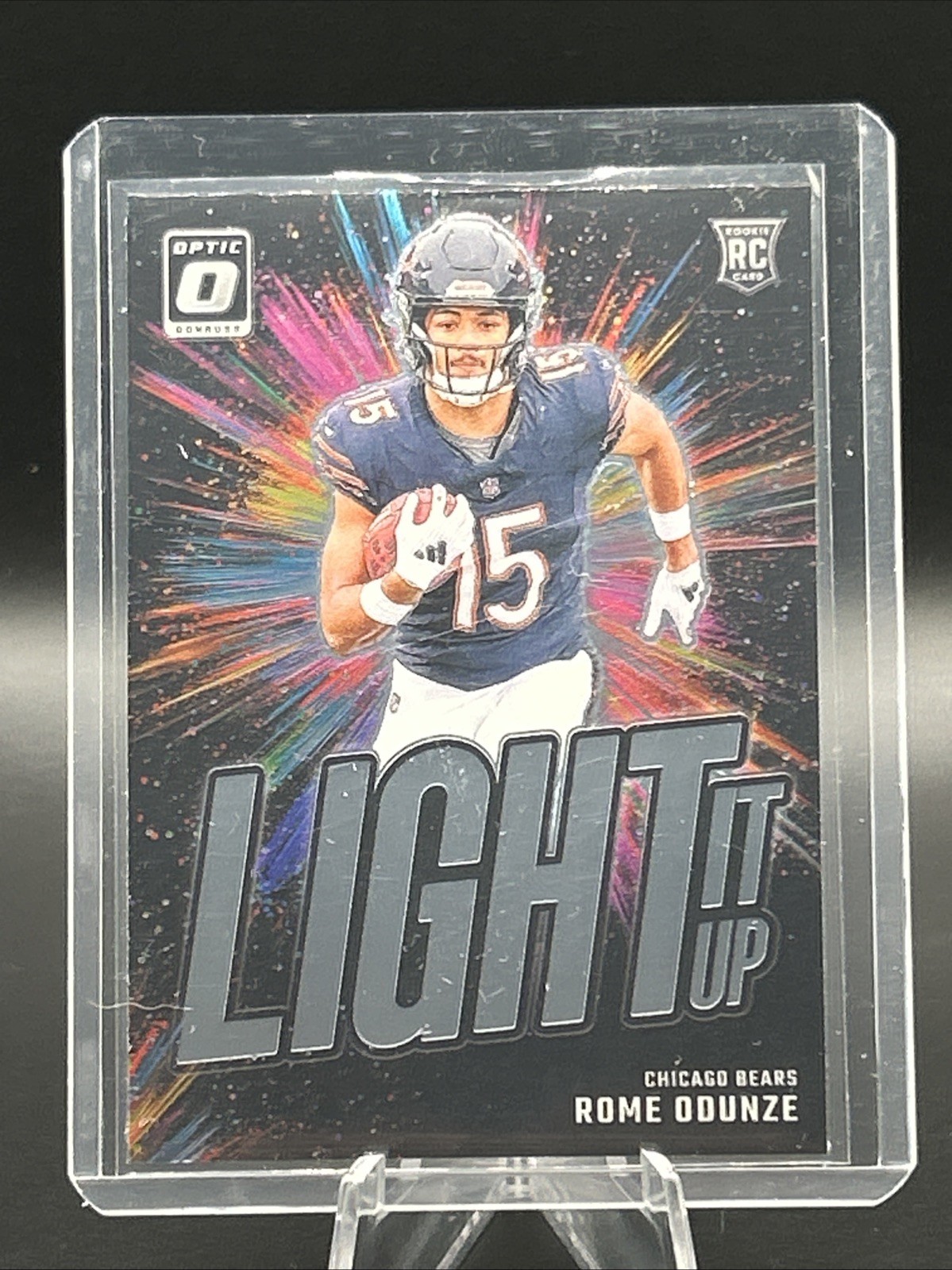 2024 Donruss Optic Light it Up Rome Odunze Rookie RC #10 Bears