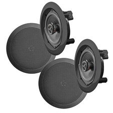 Pyle In Wall and In Ceiling Dual 6.5" Speaker System with Flush Mount, 2 Pack