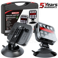 Wireless Magnetic Trailer Lights Rechargeable LED Tail Light Kit FITS Trailer