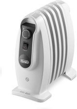 DeLonghi Nano 500W Oil Filled Electric Radiator - White - TRNS0505M