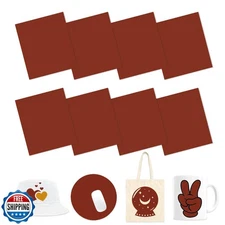 HTVSTD Red Sublimation Ink Transfer Sheets 8 Sheets 12'' x 10''Carmine Sublim