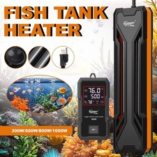 hygger 100W/300W/500W/800W/1000W LCD Aquarium Heater Thermostat Fish Tank Heater