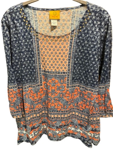 154. WOMENS RUBY RD. L DETAIL TOP
