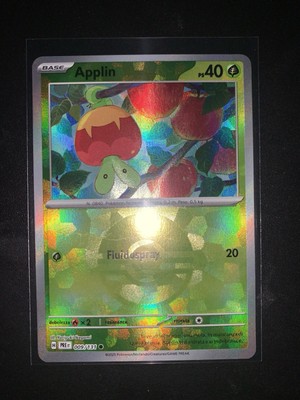 Prismatische Evolutions Applin Poke Ball 009/131 Deutsch Ita Pokemon Karte