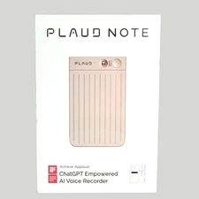 PLAUD Note AI Voice Recorder Note Taking Transcribe Summarize 64GB STARLIGHT