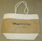 Disney Cruise Line Castaway Club Canvas Burlap Beach Tote Bag Weekender — photo 1