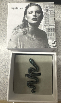 Taylor Swift Reputation Snake Ring Green Official Merchandise