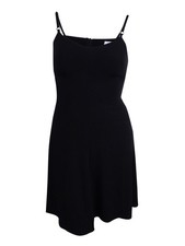 Calvin Klein Women's Sleeveless Ring-Detail Dress (10, Black)