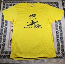 NOS VTG 80s T Shirt AIRPLANE GAME I Played And PAID 1980s Pyramid Scheme Trend L