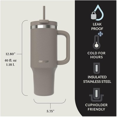 Double Wall Streeterville Tumbler - Leak-Proof 40oz Capacity