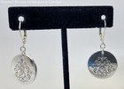 Avon 2010 Lita Scroll Silver Tone Earrings IOB 7.1g — photo 2