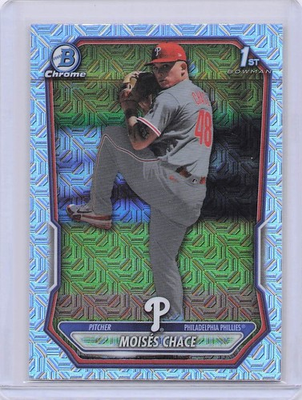 #ad #ad 2026 Bowman #BCP 36 Moisés Chace Chrome Prospects Mojo Refractor $1.99