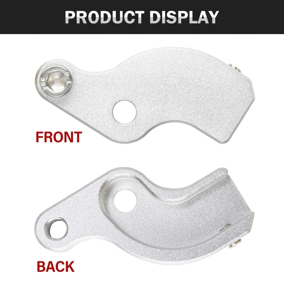 Soporte de asistencia neutro plateado para cambio de marchas para Harley M8 Touring Softail 2017-2025 Foto 4 de 4