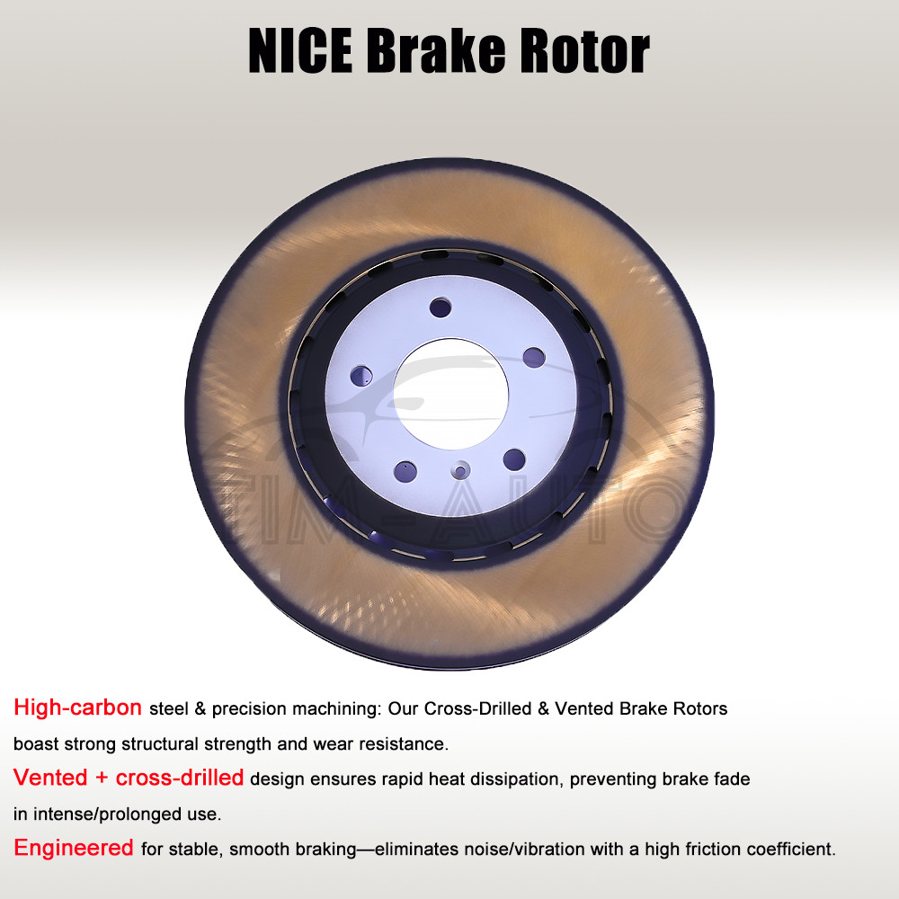 New Front & Rear Brake Pads & rotors w/sensor For 2016 -2026 Bentley Bentayga