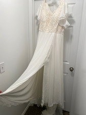 Size 24 Wedding Dress, women's plus size 24 dress New -- SALE
