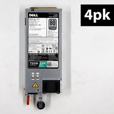  4pk Dell D750E-S6 750W 80 Plus Server Platinum Switching Power Supplies