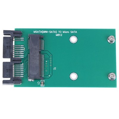 1Pc Mini PCIe PCI-e mSATA 3x5cm SSD To 1.8'' Micro SATA Adapter Converter Card YH