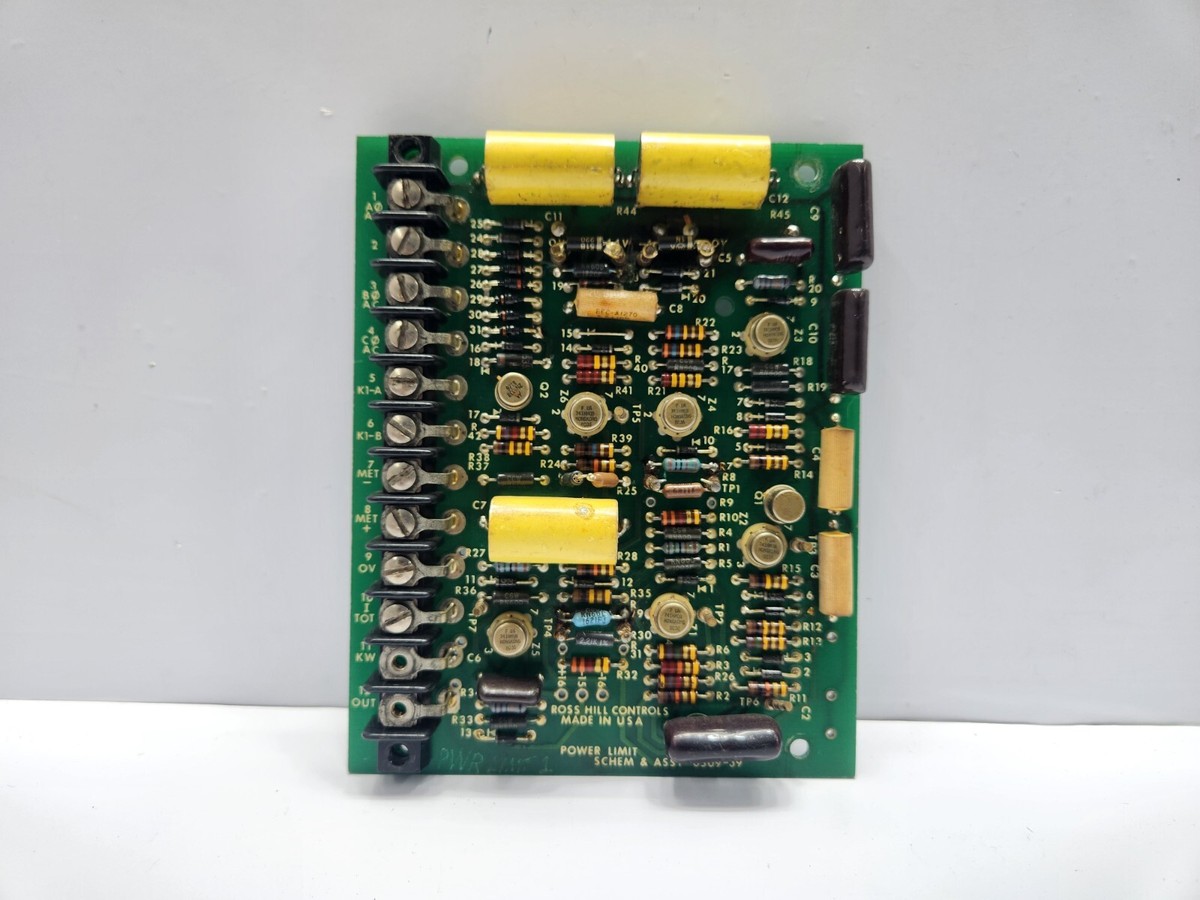ROSS HILL CONTROLS 0509-39 POWER LIMIT PCB CARD 0509-3900-00 | eBay