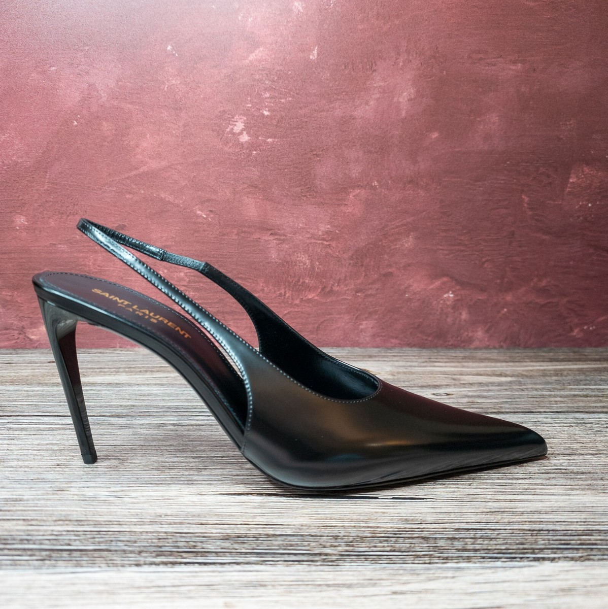 YSLページ① YSL Kendall 90 Slingback Pumps | eBay