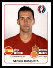 Panini UEFA Euro France 2016 - Sergio Busquets EspaÃ±a No. 361