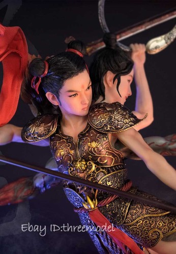 Infinity Studio 1/4 Nezha Three Heads And Six Arms Resin Model Statue In Stock - Picture 11 of 13