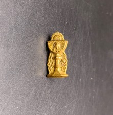 First Communion Pin Gold Tone Souvenir Holy Gold Tone Small Catholic Vintage