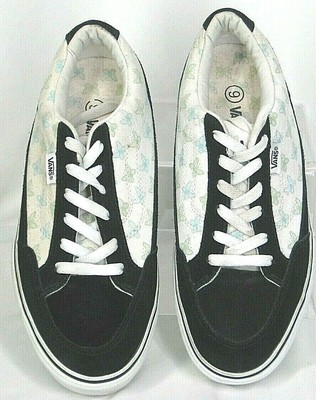 black vans with butterflies