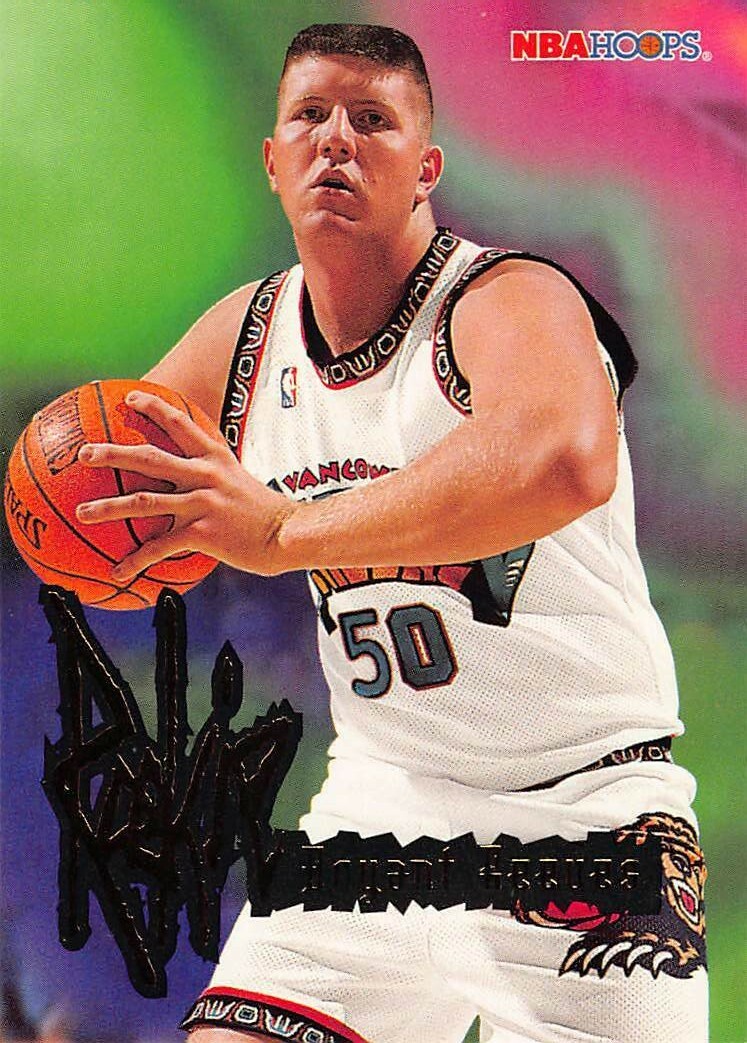 1995-96 NBA Hoops Basketball Bryant Reeves Rookie Card #289 1995-96 NBA Hoops Basketball Bryant Reeves Rookie Card #289