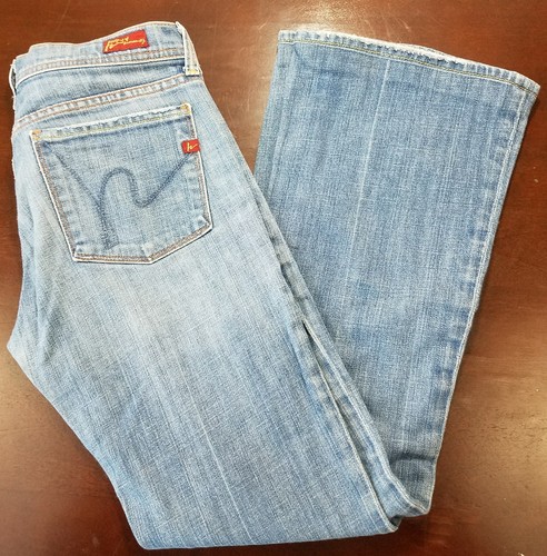Low Waist Flare Denim Jeans Tag Size 