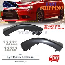 1 Pair Front Left Right Side Valance For 2008-2015 Mitsubishi Lancer Primed