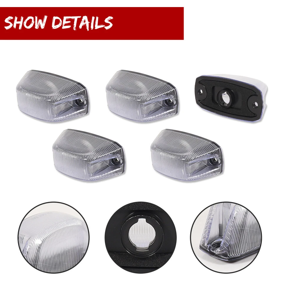 Carcasa de luz de circulación de techo de cabina trasera para Dodge RAM Promaster 1500 2500 3500 14-23 Foto 3 de 4