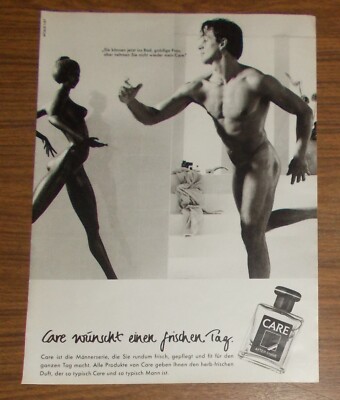 Seltene Werbung vintage CARE After Shave - Gnädige Frau 1987