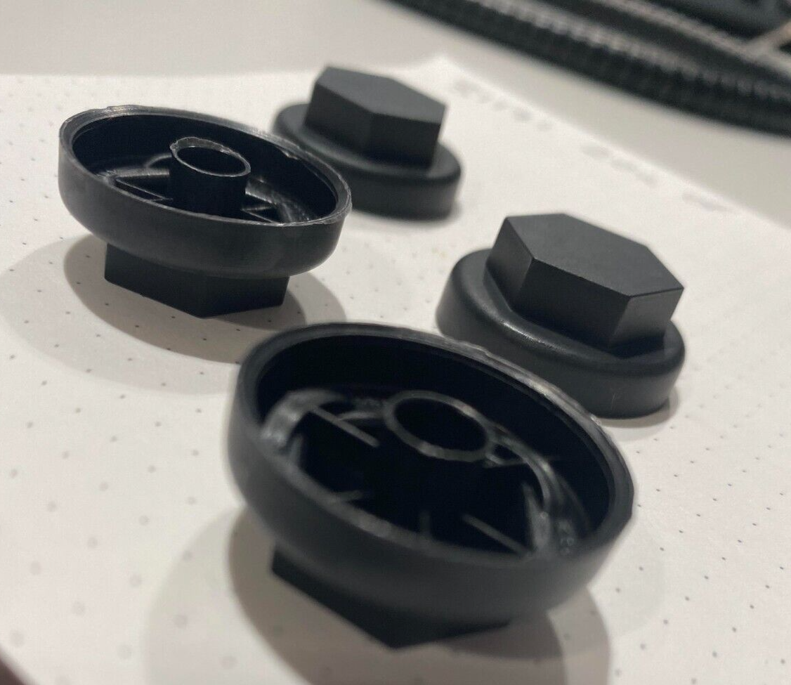 LOCKING NUT COVERS WHEEL BOLT CAPS BMW E36 E46 E39 E60 ETC SET OF 4