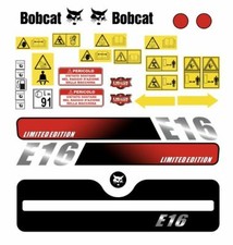 Bobcat E16 decalcomanie