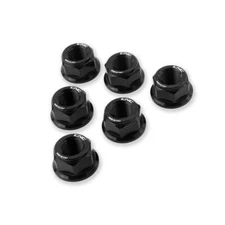 Ducati Multistrada 1260 2018-2020 CNC Racing Black Crown Holder Flange Nuts