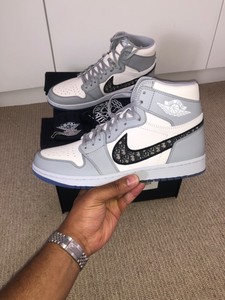 dior nike high tops