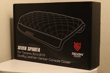 SEVEN SPARTA Quality Leather Center Console Cover For TOYOTA Tacoma 2016-2019