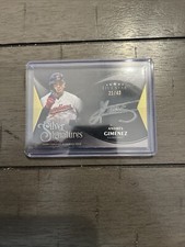 Andres Gimenez 2024 Topps Five Star Silver Signatures On-Card Auto #’d/40 #SS-AG