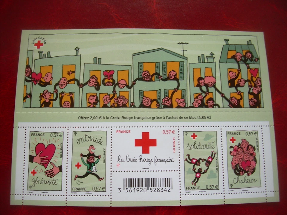 CARNET CROIX-ROUGE 2012 N°F4699 NEUF** LUXE NON PLIé - Photo 1/1