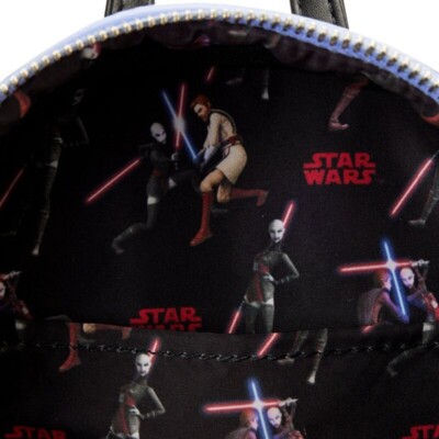 Loungefly Disney Star Wars Asajj‎ Ventress Mini Backpack NYCC Exclusive Loungefly NYCC Exclusive Star Wars Asajj Ventress Mini  main image 4