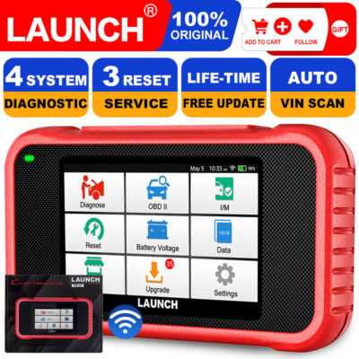LAUNCH CRP123E Car OBD2 Scanner Code Reader Diagnostic Tool Check Engine ABS SRS