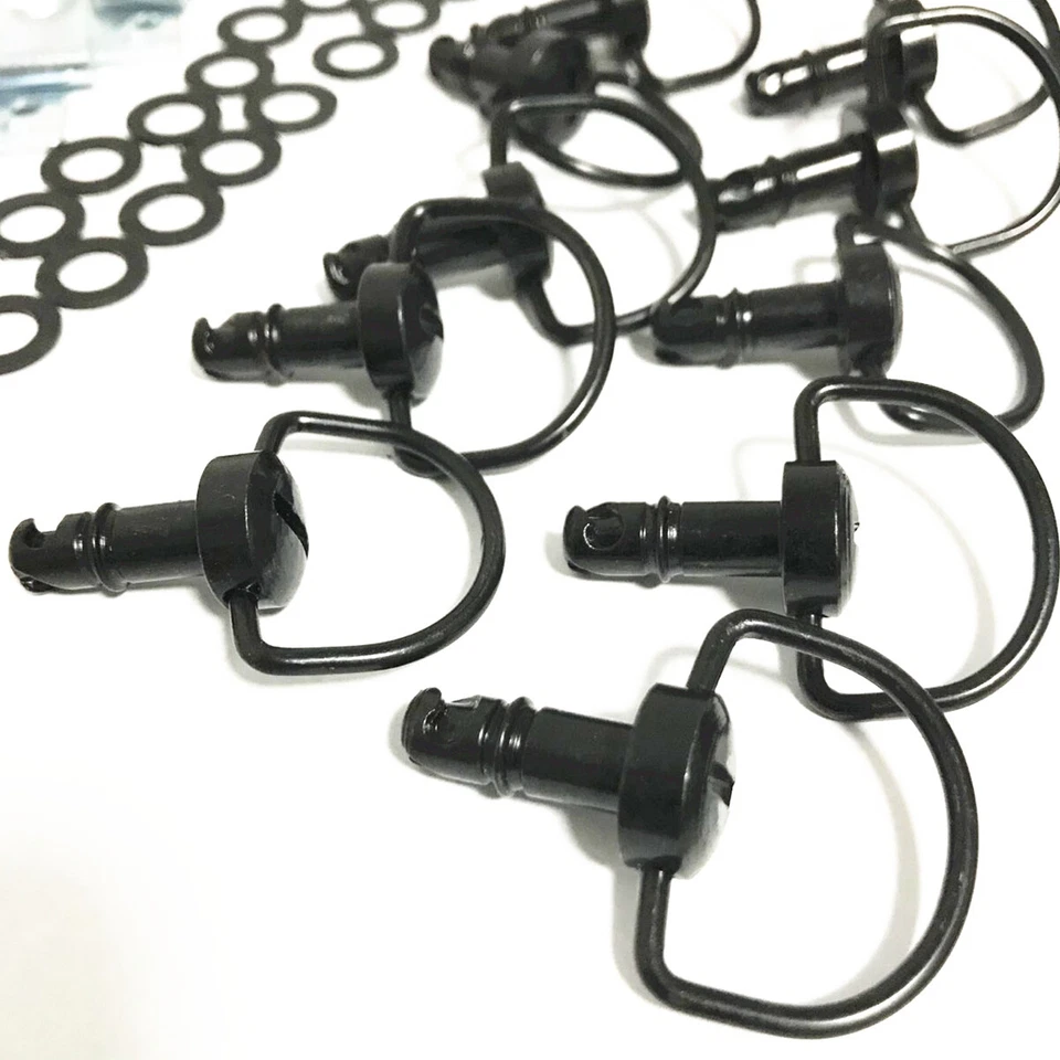 Sujetadores de carenado de liberación rápida aptos para 17 mm 1/4 vuelta motocicleta carrera Dzus Panex Foto 3 de 4