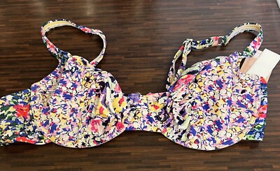Bikini non padded underwired floral print new by Diva NOW REDUCED